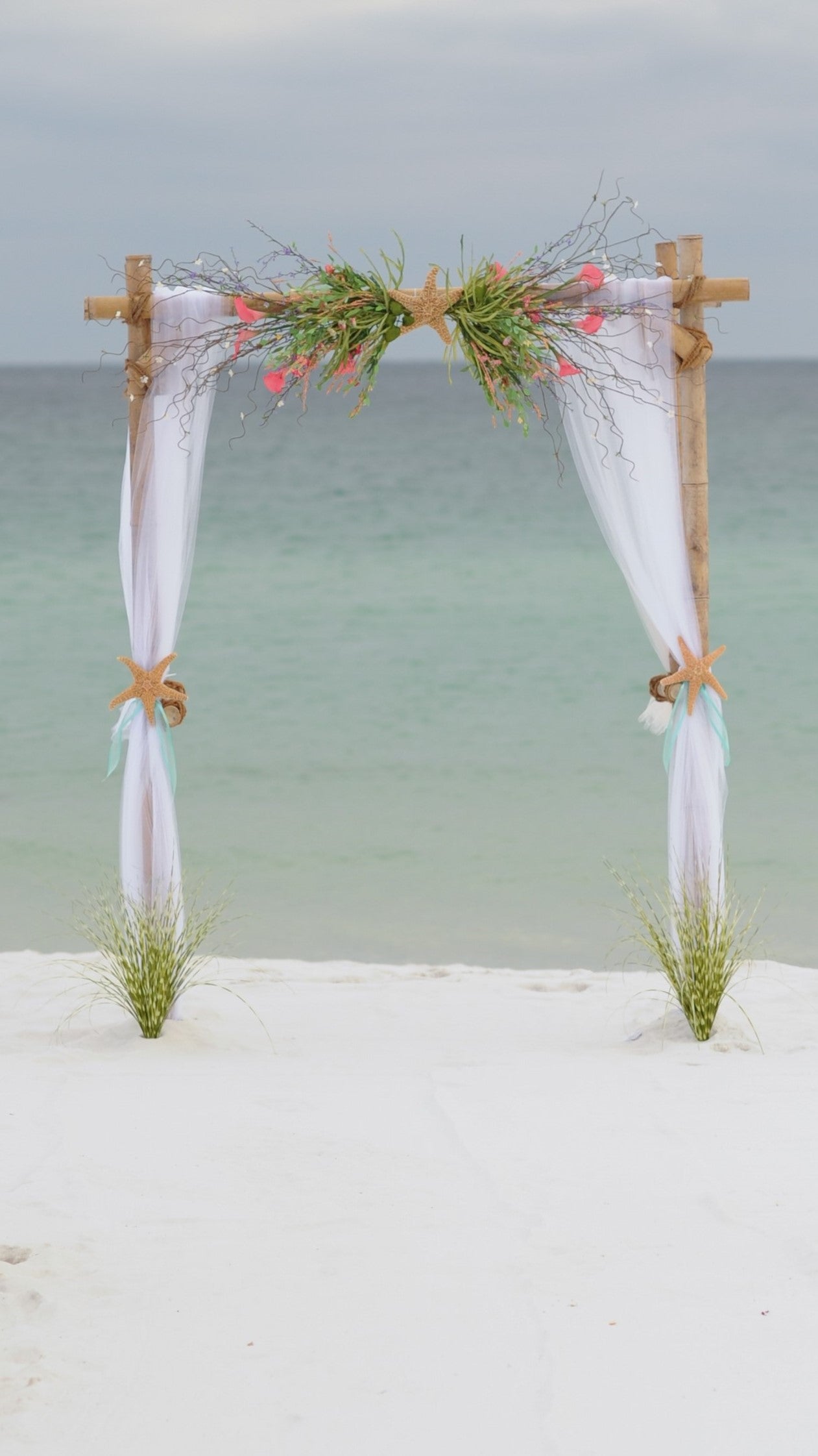 A decorative arch created by A Wedding Touch.