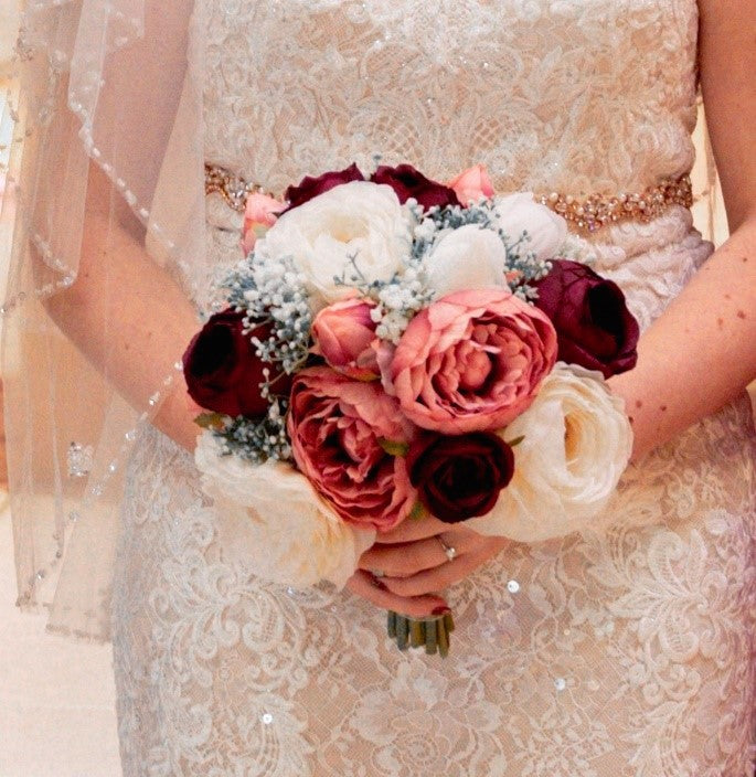 Floral services for the wedding party and families.